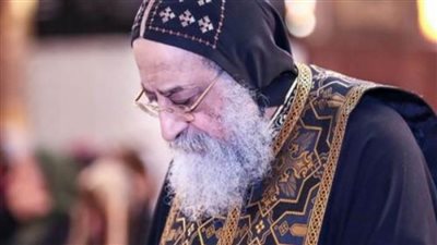 البابا تواضروس يعزي فى وفاة كاهن شبرا الخيمة  