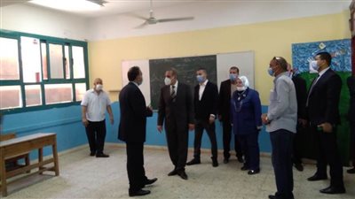 نور الدين يتفقد استعدادات لجان الثانوية بكفر الشيخ
