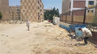 استمرار حملات النظافة بمدينة فايد بالإسماعيلية