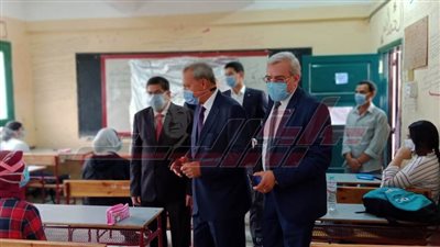 محافظ القليوبية ووكيل التعليم يتفقدان أعمال امتحانات الثانوية العامة