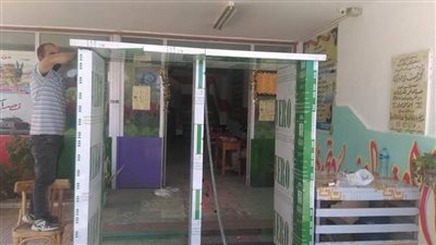 بالصور.. تعقيم مدارس امتحانات الثانوية العامة بالمنيا ودمياط الجديدتين