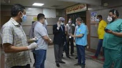 محافظ الجيزة يتابع استقبال المرضى والكشف عليهم بمستشفى أم المصريين