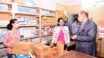 محافظ أسيوط يتفقد مستشفى الصدر ومخزن الأدوية الرئيسي