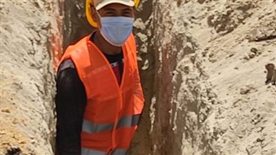 توصيل خط مياه الشرب لمدينتي السلام 1و2 بالسويس