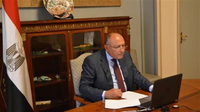  شكري: مصر اتخذت  كل إجراء كفيل بمنع وقوع ليبيا تحت سيطرة الإرهاب والميليشيات المسلحة