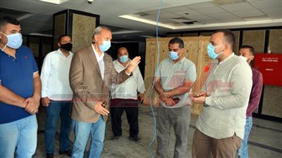 تشغيل تجريبي لمستشفى كفر شكر المركزي 