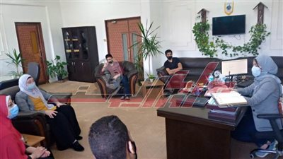 نائب محافظ القليوبية يجتمع مع المساحة العسكرية 