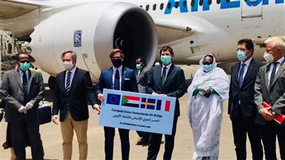 الدفعة الثانية من الجسر الإنساني الأوروبي تصل للسودان