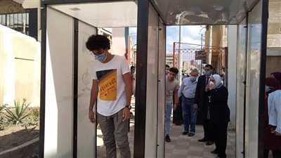 وكيلة تعليم كفرالشيخ تتفقد مركز توزيع الأسئلة 