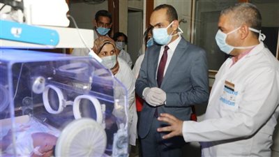 نائب محافظ سوهاج يتفقد مستشفى طما المركزي