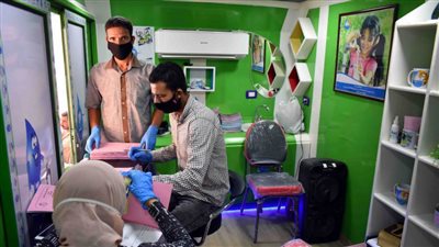 مركز خدمة عملاء متنقل للتعاقد على وصلات الصرف بقرى سوهاج