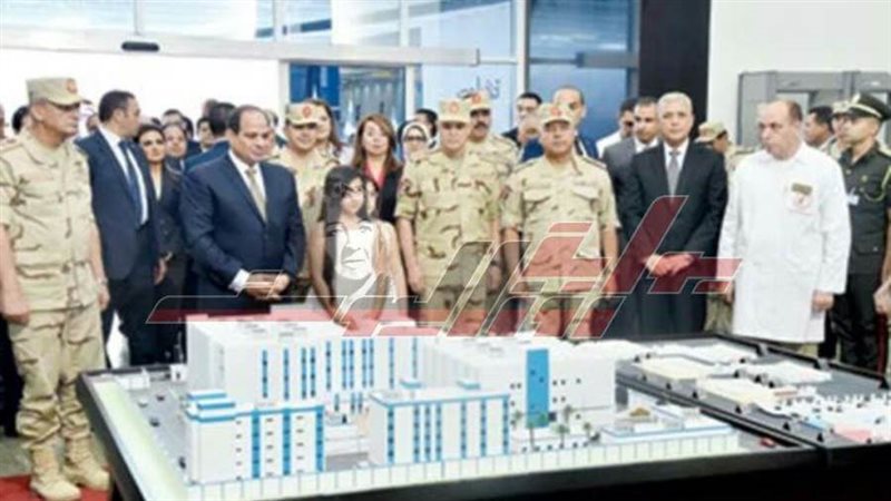 الرئيس السيسي أثناء