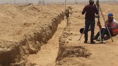  تنفيذ أعمال المرافق بأراضي 