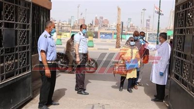 عيادة طبية وتعقيم أوراق الأسئلة استعدادًا لامتحانات آداب المنوفية