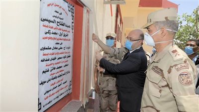 محافظ بني سويف ومدير التجنيد يفتتحان قسم التجنيد والتعبئة شرق النيل