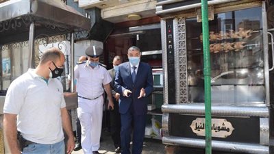 لليوم الثاني على التوالي محافظ المنيا يتابع  تطبيق الإجراءات الوقائية بالمطاعم  