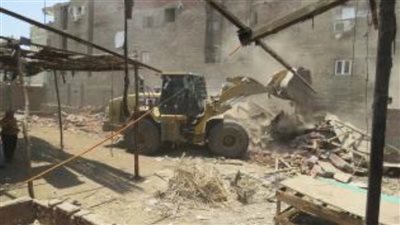  إزالة  سوق الخميس بالمطرية وتسكين الباعة في السوق الحضاري بميدان المسلة