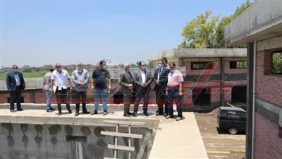 محافظ المنوفية يتفقد محطة معالجة صرف صحي كفر نفرة