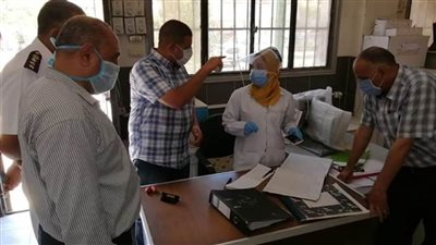 لجنة تتفقد مخازن مديرية الصحة بالسويس