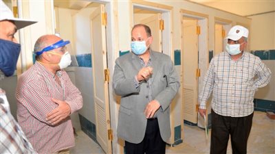 محافظ أسيوط يتفقد أعمال إنشاء بعض المدارس