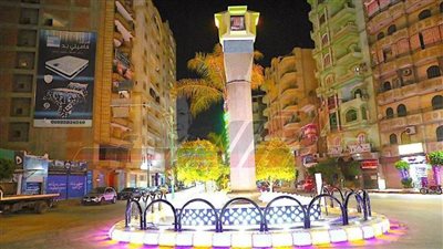 بالصور.. عاصمة المنوفية تتجمل في ذكرى الثورة 