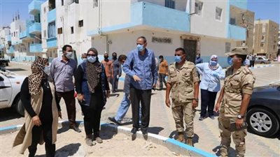 السكرتير العام لمحافظة السويس يتابع أعمال تطوير 