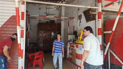 حملات تموينية علي المحال التجارية 