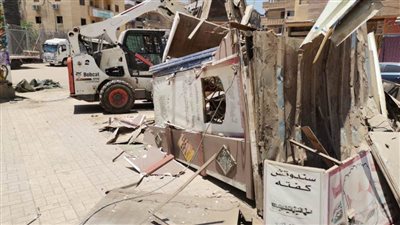 حملات مكبرة لرفع الاشغالات بكفرالشيخ 