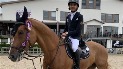  محمد زيادة يحقق برونزية الجائزة الكبرى للفروسية