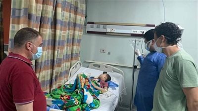 جراحة استكشافية لطفل مصاب بكورونا ببني سويف