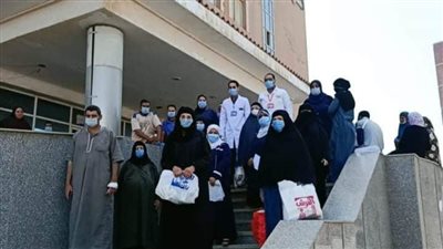 خروج وتعافي ١٢حالة كورونا من مستشفى الواسطى