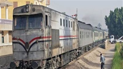 إصابة مراقب بالثانوية العامة صدمه قطار بديروط 