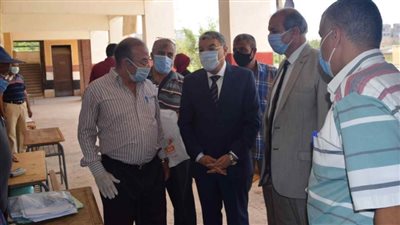 محافظ المنيا يتابع انتظام سير امتحانات الثانوية العامة