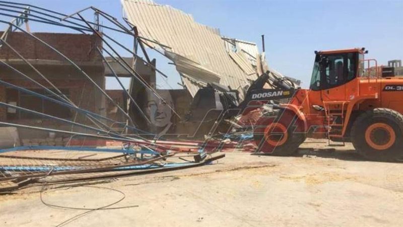 إزالة التعديات بالمنوفية