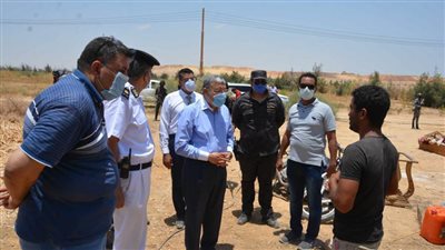 محافظ المنيا يكلف السكرتير العام بمتابعة الموجة الـ16 بسمالوط