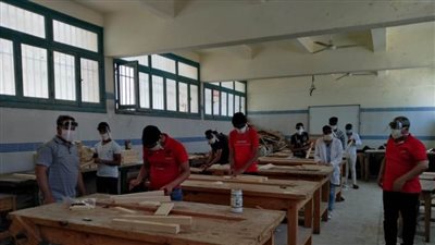 التعليم : 105 الاف طالب وطالبة يؤدون امتحانات الدبلومات الفنية العملية في اليوم الثامن