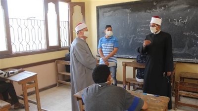 وكيل الأزهر ونائب رئيس جامعة الأزهر يتفقدان لجان  الثانوية الأزهرية بالغربية