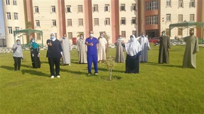 خروج وتعافي ١٠ حالات  فيروس كورونا ببني سويف