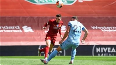 ليفربول يتقدم على بيرنلي 0/1 في الشوط الأول