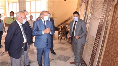 المحرصاوي يتفقد مستشفيات سيد جلال والحسين الجامعي