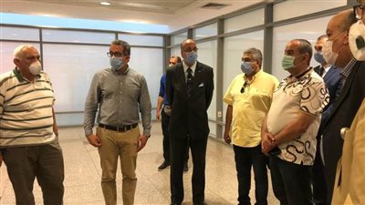 وزيرا الطيران والسياحة والآثار يتفقدان متحف مطار القاهرة قبل افتتاحه