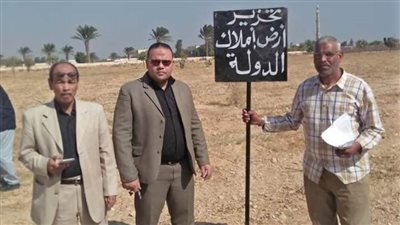 مراكز المنيا تسترد 33 ألف فدان وتزيل 113 حالة تعد بالبناء على أملاك الدولة