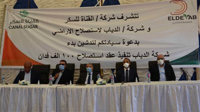 استصلاح 100 ألف فدان بالمنيا