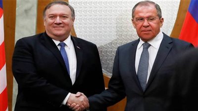 لافروف وبومبيو يبحثان هاتفيا تسوية النزاعات فى كل من ليبيا وسوريا وأفغانستان