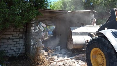 الموجة 16.. إزالة التعديات على ترعة المحمودية والأراضي الزراعية بالبحيرة