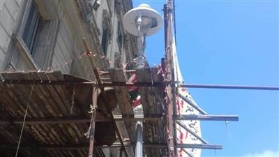صيانة الإنارة بشوارع غرب الإسكندرية