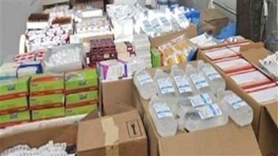 ضبط أدوية ومستلزمات طبية مجهولة المصدر بمخزن غير مرخص شرق الإسكندرية 