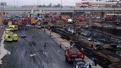 عاجل.. الصحة: ارتفاع إصابات حريق طريق الإسماعيلية لـ١٧ إصابة.. ولا وفيات