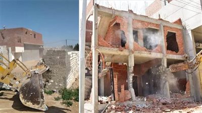 3 قرارات لإزالة مخالفات البناء على 300 فدان