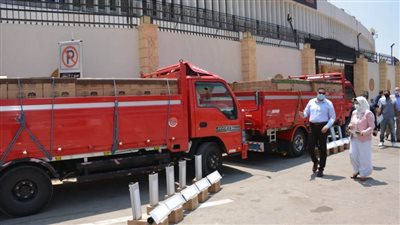 توزيع ١٨٠٠ كشاف ليد على الوحدات المحلية بالدقهلية